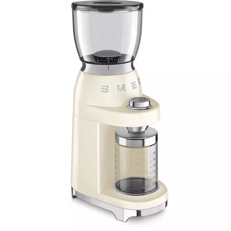 Smeg CGF11CREU Coffee grinder 50s style cream