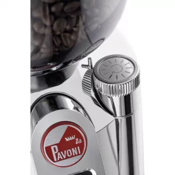 Coffee Grinder La Pavoni Cilindro Silver