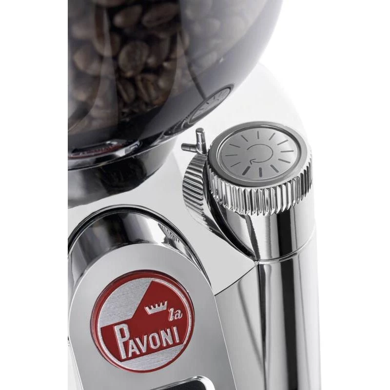 Coffee Grinder La Pavoni Cilindro Silver