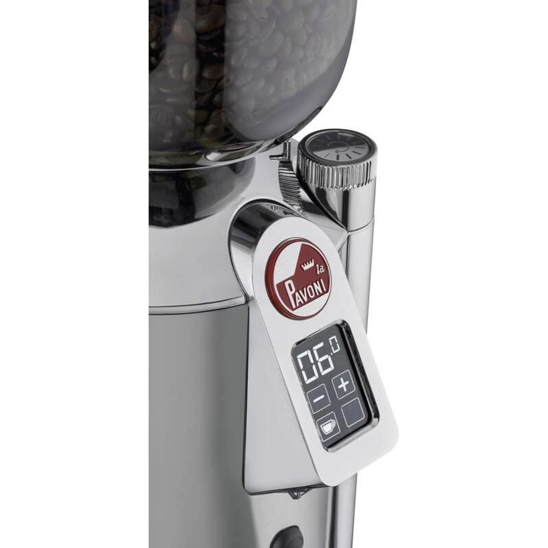 Coffee Grinder La Pavoni Cilindro Silver