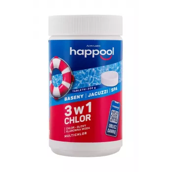 Acrylmed MULTICHLOR 3 in 1 chlorine pool tablets 1 kg