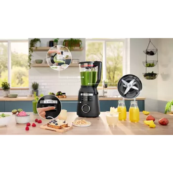 Bosch Serie 6 MMB6652B blender 2 L Tabletop blender 1800 W Black