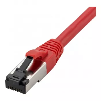 Synergy21 Patch Cable RJ45, CAT8.1 2000Mhz, 2m, Red, S-STP(S/FTP), TPE/LSZH(SuperFlex), AWG26,