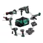 METABO Set COMBO 18V 6.1 (SB18LTX +SSW18LTX300BL +KH18LTX24 +W18L9-125QUICK +SSEP18LT +ULA) 4x4,0Ah Bag
