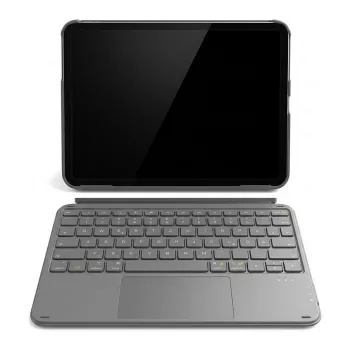 Inateck Keyboard iPad 11 QWERTZ black gray - Keyboard