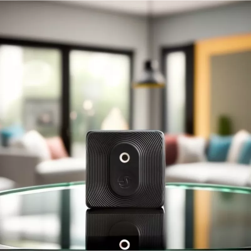 Smart temperature and humidity sensor Shelly BLU H&T ZB Black