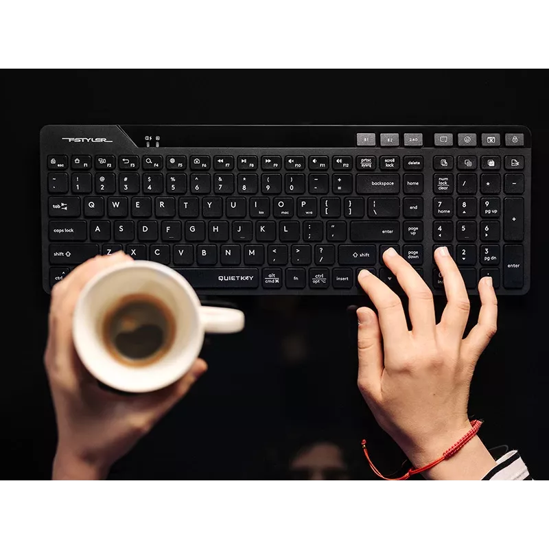 A4Tech Fstyler FBK27C wireless mechanical gaming keyboard, black