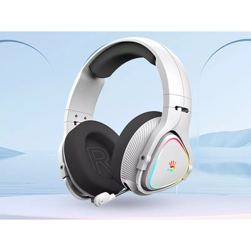 A4Tech 47752 Bloody MR710 RGB Gaming Wireless Headset, Grey
