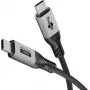 Goobay USB-C-Cable, USB4 Version 2.0, 1 m, black,Silver (74775)