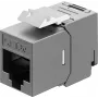 Goobay Keystone-Module RJ45 CAT 6A, STP, Slim & Short, Grounding Terminal (77942)