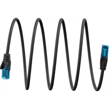 Goobay Ultra-Flexible CAT 6A Patch Cable U/UTP, black (79196)