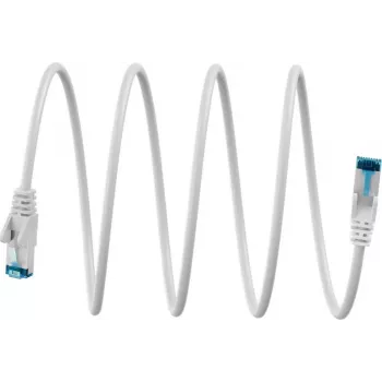 Goobay Ultra-Flexible CAT 6A Patch Cable S/FTP (PiMF), White (79344)