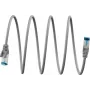 Goobay Ultra-Flexible CAT 6A Patch Cable S/FTP (PiMF), Grey (79345)