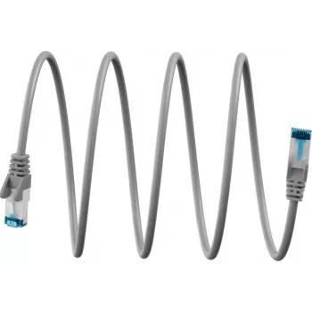 Goobay Ultra-Flexible CAT 6A Patch Cable S/FTP (PiMF), Grey (79401)