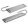 USB3.2 docking station USB-C, 12 port, PD