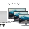 USB3.2 docking station USB-C, 12 port, PD