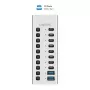 Hub USB3.2 Gen1 10ports USB-A/C, on/off switch