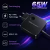 GaN 65W charger USB C PD PPS 5V 21V 3A 3.25A