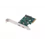 Network card PCI EXPRESS X1 -> 2X USB-C 3.2 GEN 2X1 led low profile