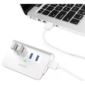 Hub CB-H5 USB aluminum | 4xUSB 3.0 | 5Gbps