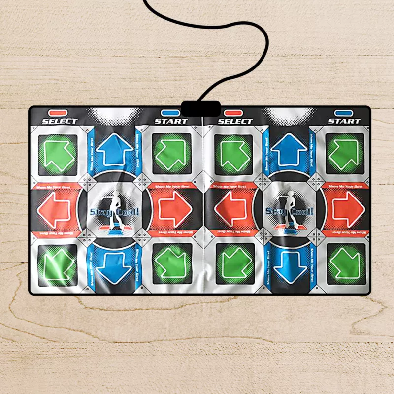 Mad Monkey Retro Dance Matte for 2 Players 110 Songs