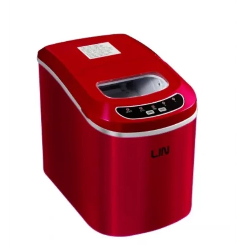 Portable ice cube maker LIN ICE PRO-R12 red