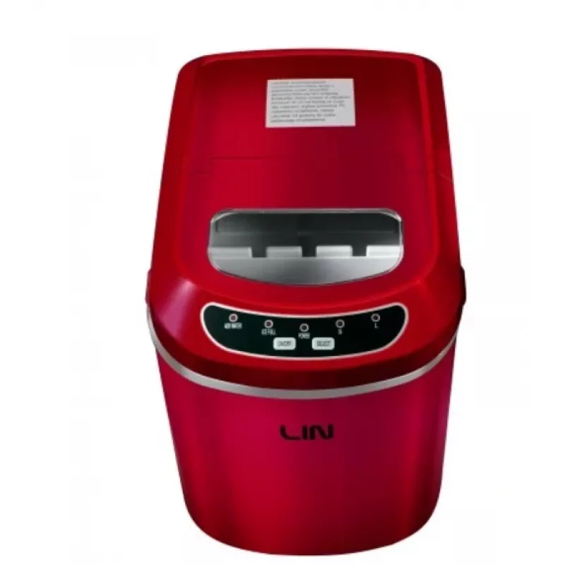 Portable ice cube maker LIN ICE PRO-R12 red