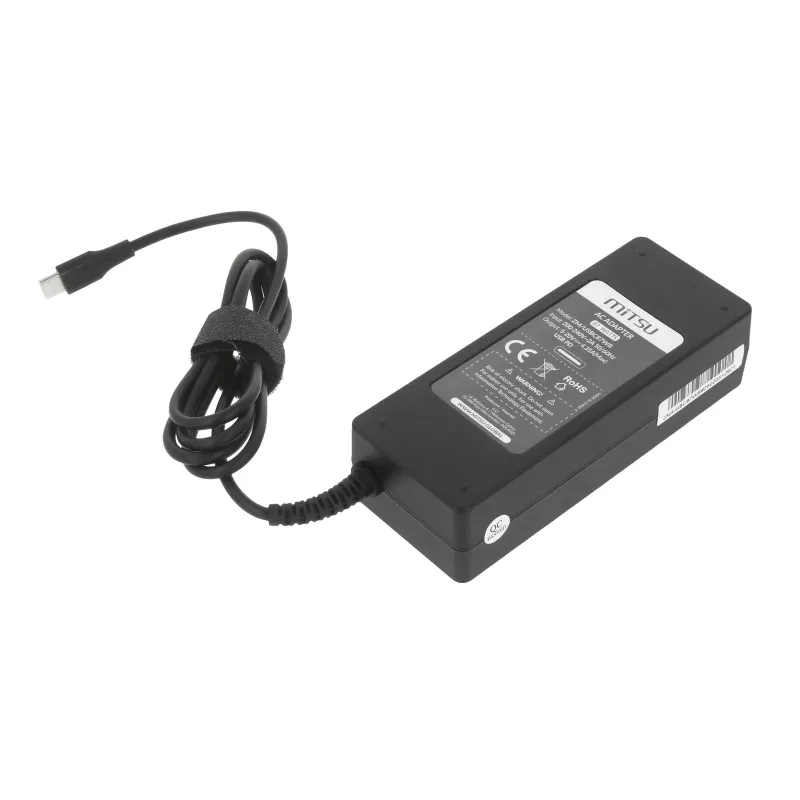 Laptop charger power supply 87W USB-C 5V-9V-12V-15V/3A, 20V/3.25A, 20.2V/4.3A PD
