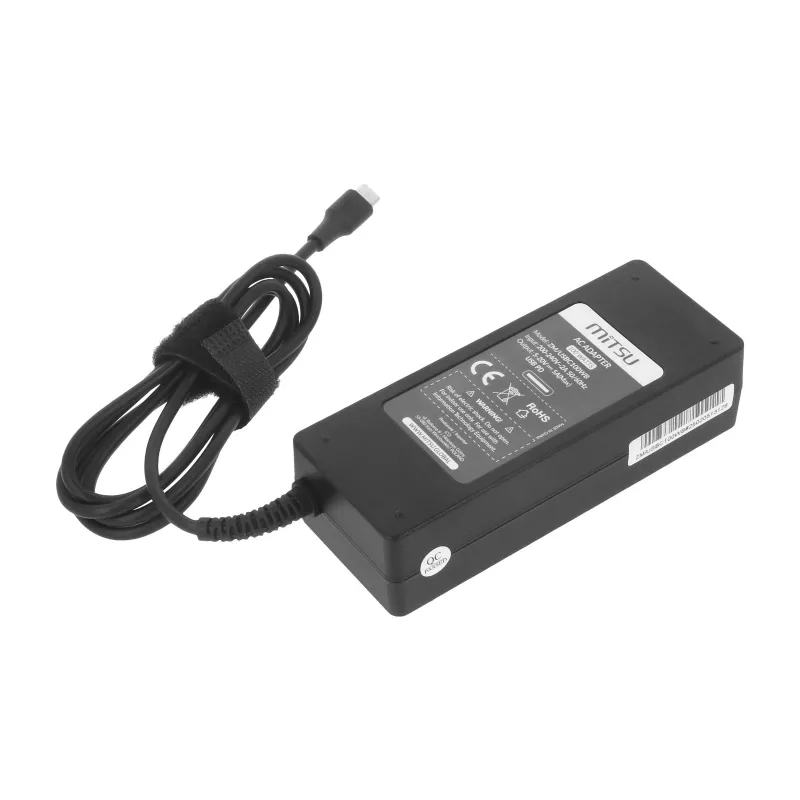 Laptop power charger adapter 100W USB type C USB-C 5V-9V-12V-15V/3A, 20V/5A PD
