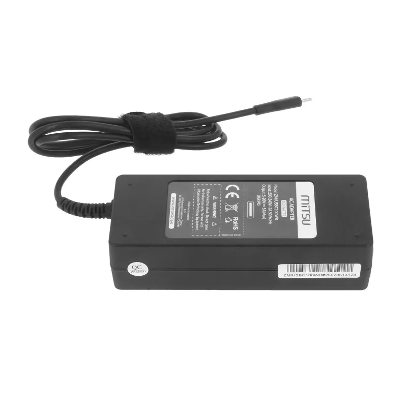 Laptop power charger adapter 100W USB type C USB-C 5V-9V-12V-15V/3A, 20V/5A PD
