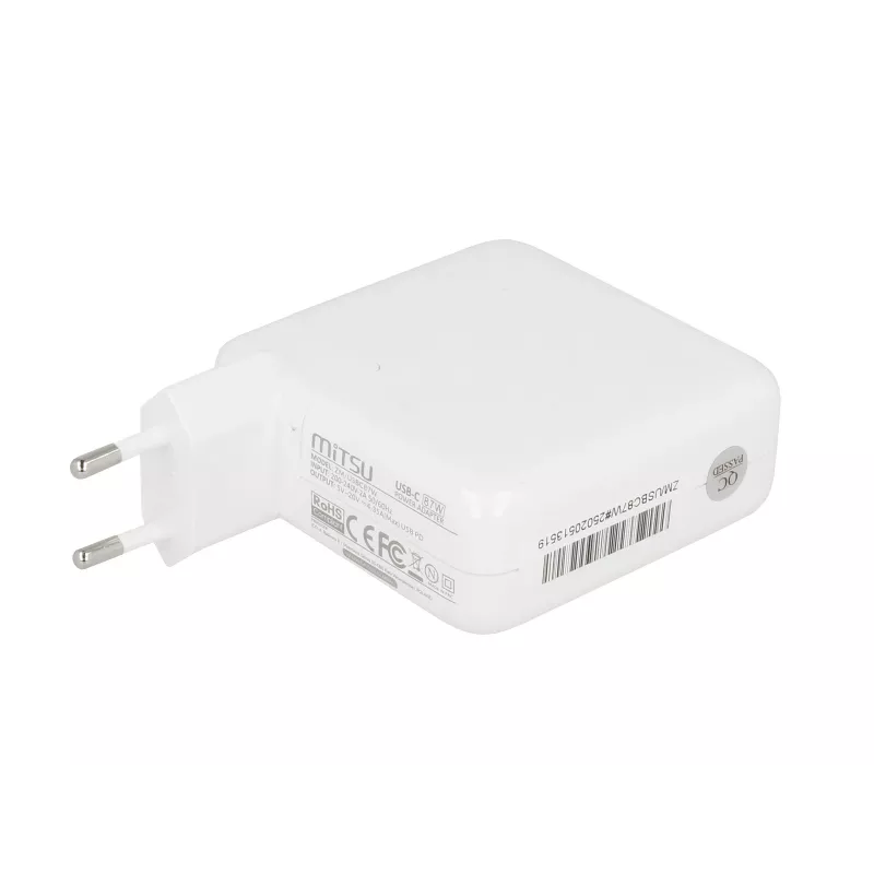 Laptop charger power supply 87W USB-C 5V-9V-12V-15V/3A, 20V/3.25A, 20.2V/4.3A PD