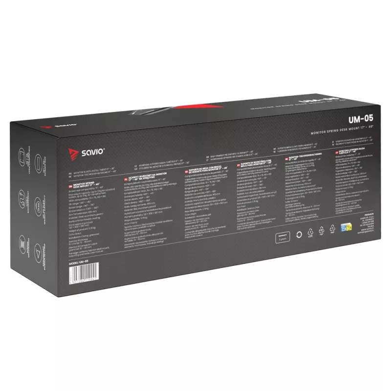 Savio UM-05 Display Black