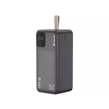 Tracer 47825 Prime-V5 50000mAh QC22.5W+PD20W Power Bank, Black