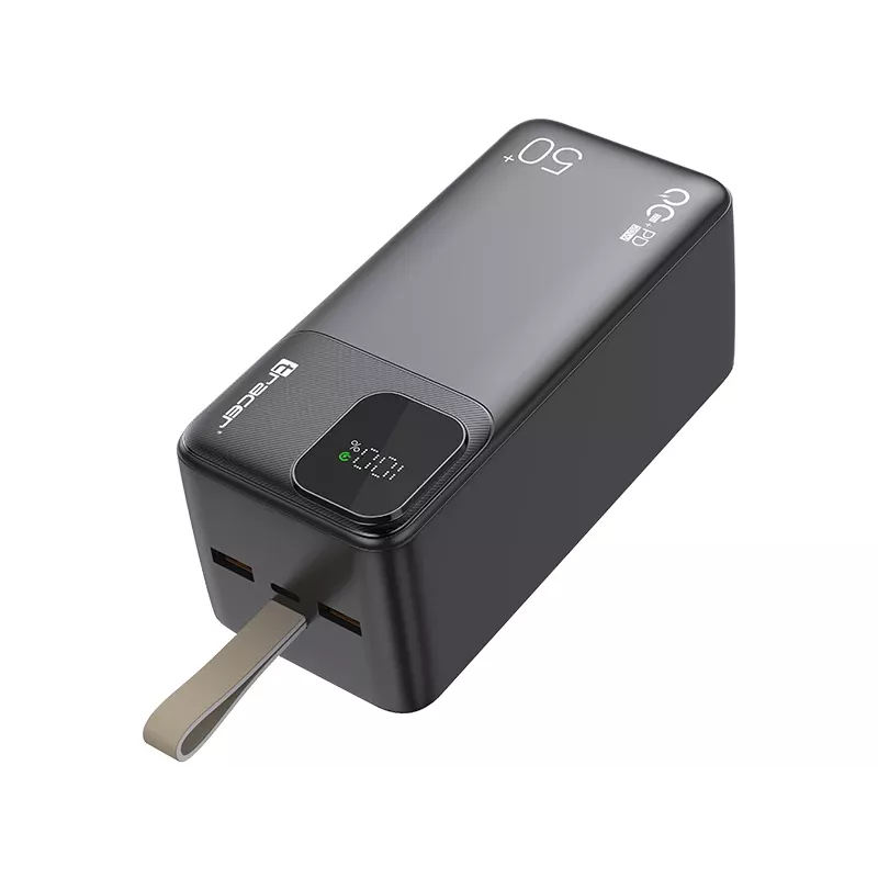 Tracer 47825 Prime-V5 50000mAh QC22.5W+PD20W Power Bank, Black