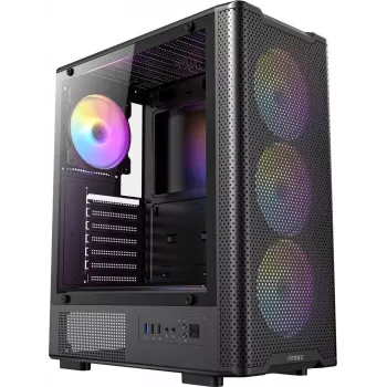 ANTEC VX-310 ARGB ATX, Micro-ATX , ITX Mid Tower Gaming PC Enclosure, black (0-761345-10232-2)