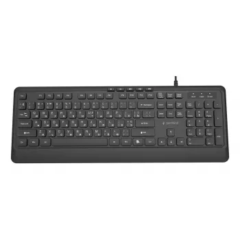 Keyboard Multimedia USB CYRILL/BLACK KB-MCH-05-CYRL Gembird