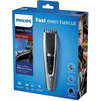 Philips HC5630/15 Hairclipper Series 5000, black/silver