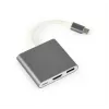 Gembird A-CM-HDMIF-02-SG USB graphics adapter 3840 x 2160 pixels Grey