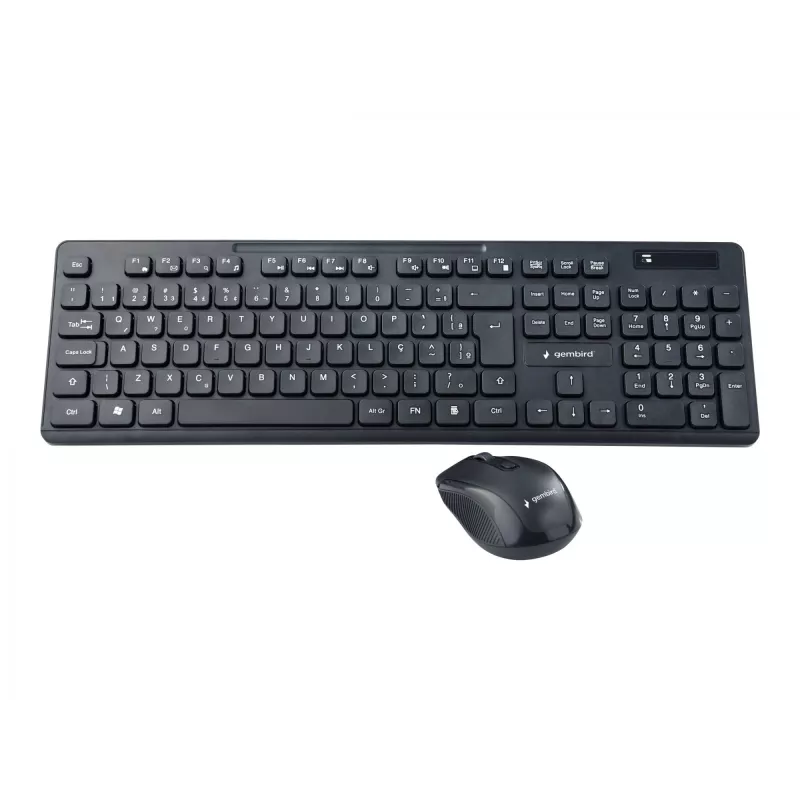 Gembird KBS-WCH-03 wireless keyboard and mouse set, black