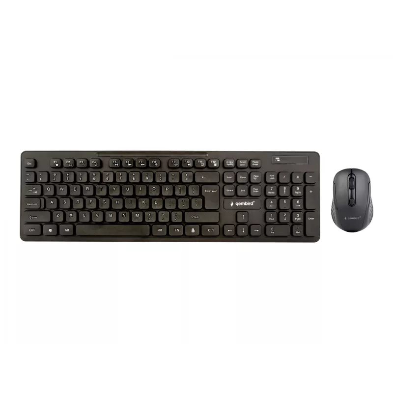 Gembird KBS-WCH-03 wireless keyboard and mouse set, black