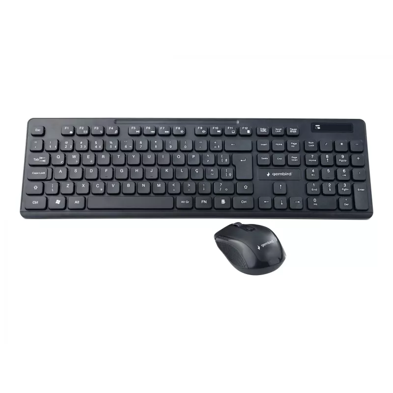 Gembird KBS-WCH-03 wireless keyboard and mouse set, black