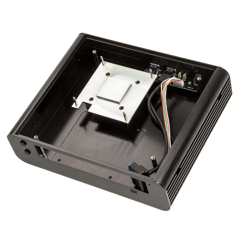 Akasa Euler S Fanless Thin-Mini-ITX Enclosure, OEM - black