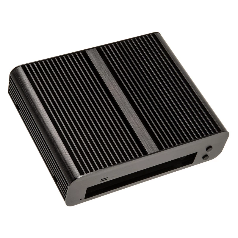 Akasa Euler S Fanless Thin-Mini-ITX Enclosure, OEM - black