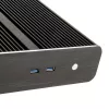 Akasa Euler S Fanless Thin-Mini-ITX Enclosure, OEM - black