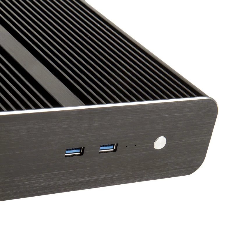 Akasa Euler S Fanless Thin-Mini-ITX Enclosure, OEM - black