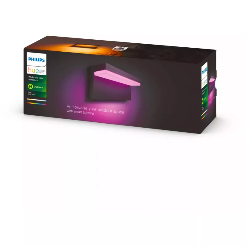 Philips Hue Nyro White & Cool Amb. wall light 1000lm black