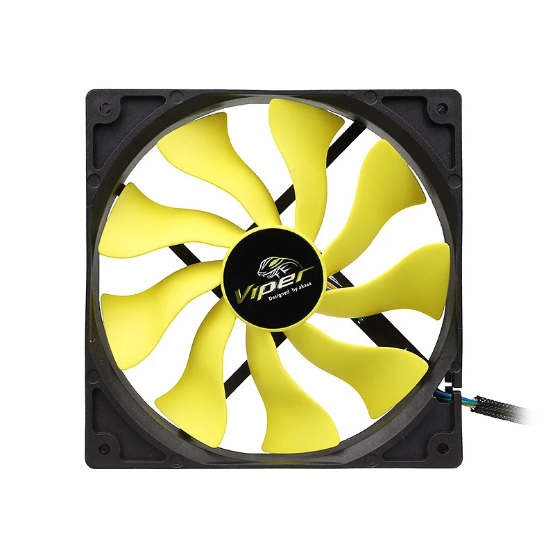 Akasa Viper PWM Fan, yellow - 140mm
