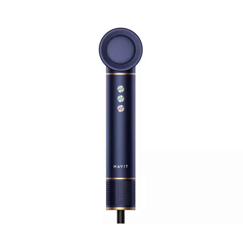 Havit HD634-EU multistyler hot air brush, 1300 W, 4 attachments, blue