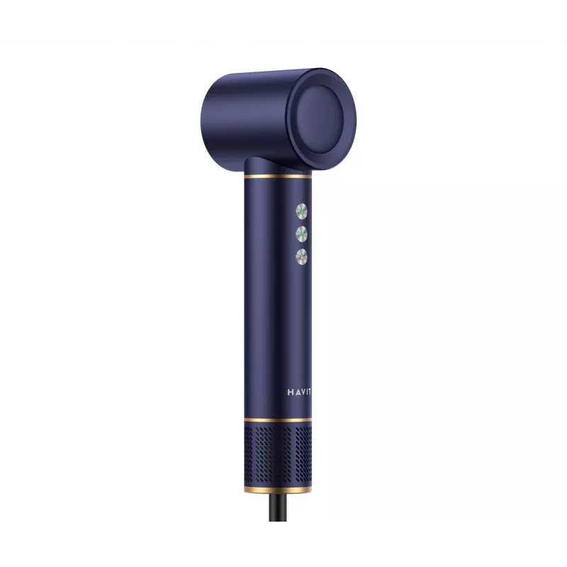 Havit HD634-EU multistyler hot air brush, 1300 W, 4 attachments, blue