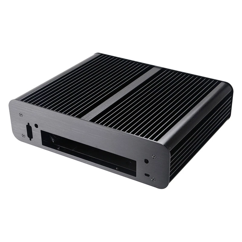 Akasa Euler TX Plus Intel LGA1700 Alu fanless Thin mini-ITX case - Enclosure